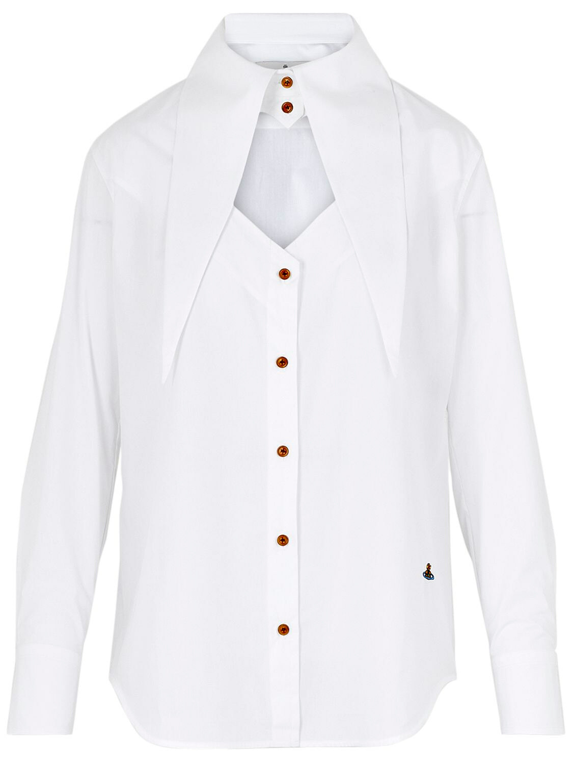 VIVIENNE WESTWOOD Heart Cotton Poplin Shirt Vivienne Westwood