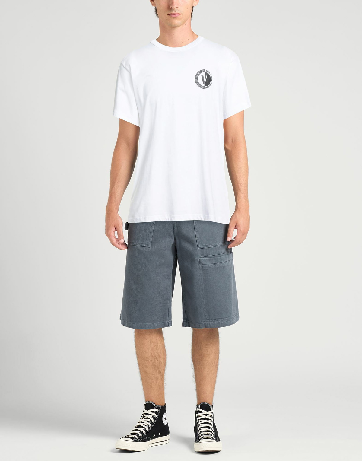 Versace Jeans Couture Mens T-shirt in White