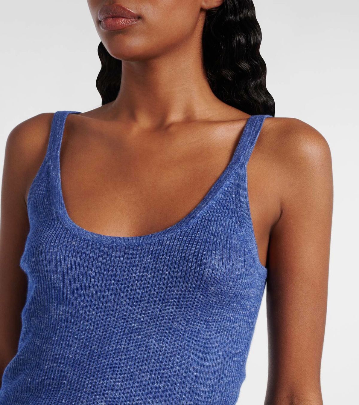 Gabriela Hearst Cynxia cashmere, silk, and hemp tank top