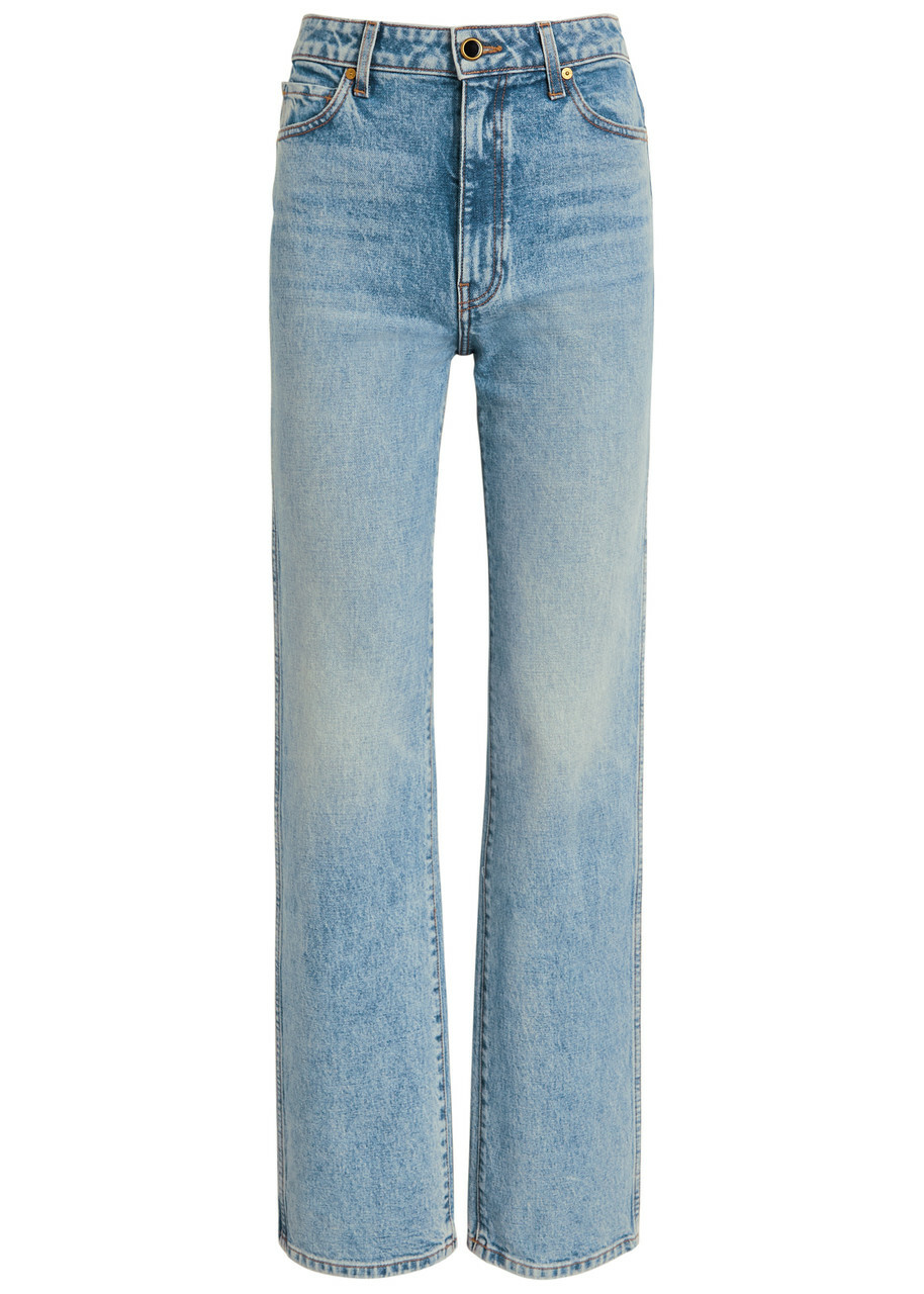 【Khaite】 Jacobローライズワイドレッグジーンズ KHAITE - Jacob Low Rise Wide Jeans Khaite