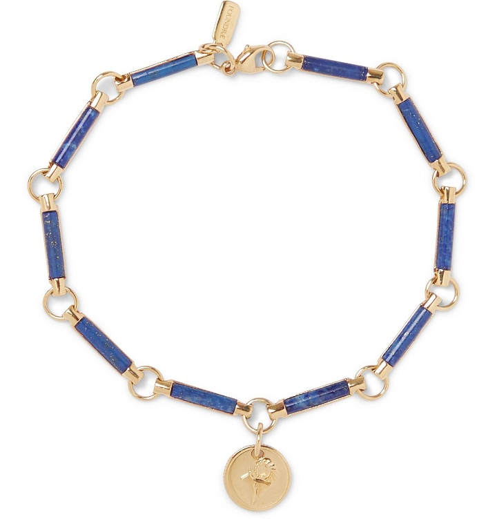 Photo: Foundrae - 18-Karat Gold and Lapis Lazuli Bracelet - Gold
