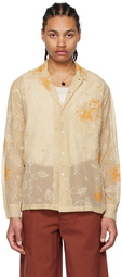 Bode Beige Lilium Shirt