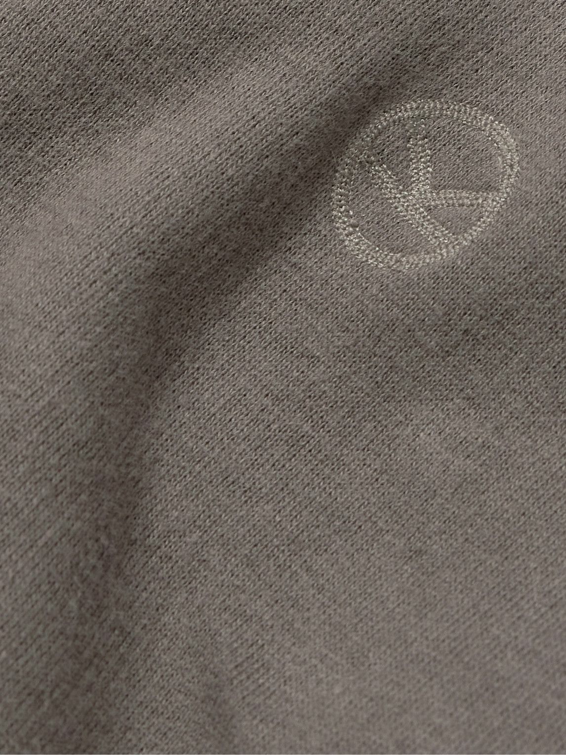 Kingsman - Logo-Embroidered Cotton and Cashmere-Blend Jersey Zip-Up Hoodie - Brown