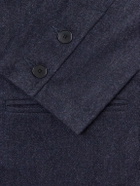 Folk - Assembly Mélange Wool-Blend Suit Jacket - Blue