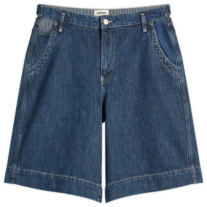 Photo: Damson Madder Women's Annie Denim Shorts in Indigo
