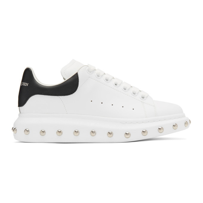 Photo: Alexander McQueen White and Black Oversized Sneakers