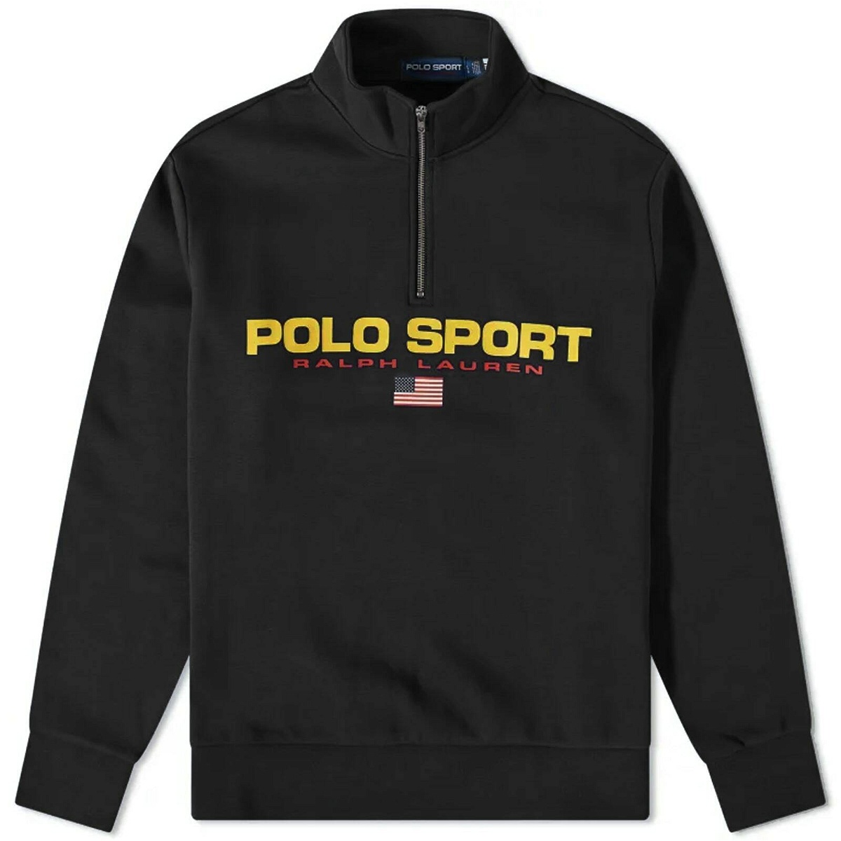 Polo Ralph Lauren Men's Polo Sport Quarter Zip in Polo Black/Gold Polo ...