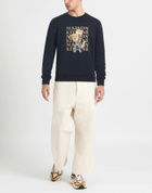 Maison Kitsuné Mens Sweatshirt Midnight in Blue