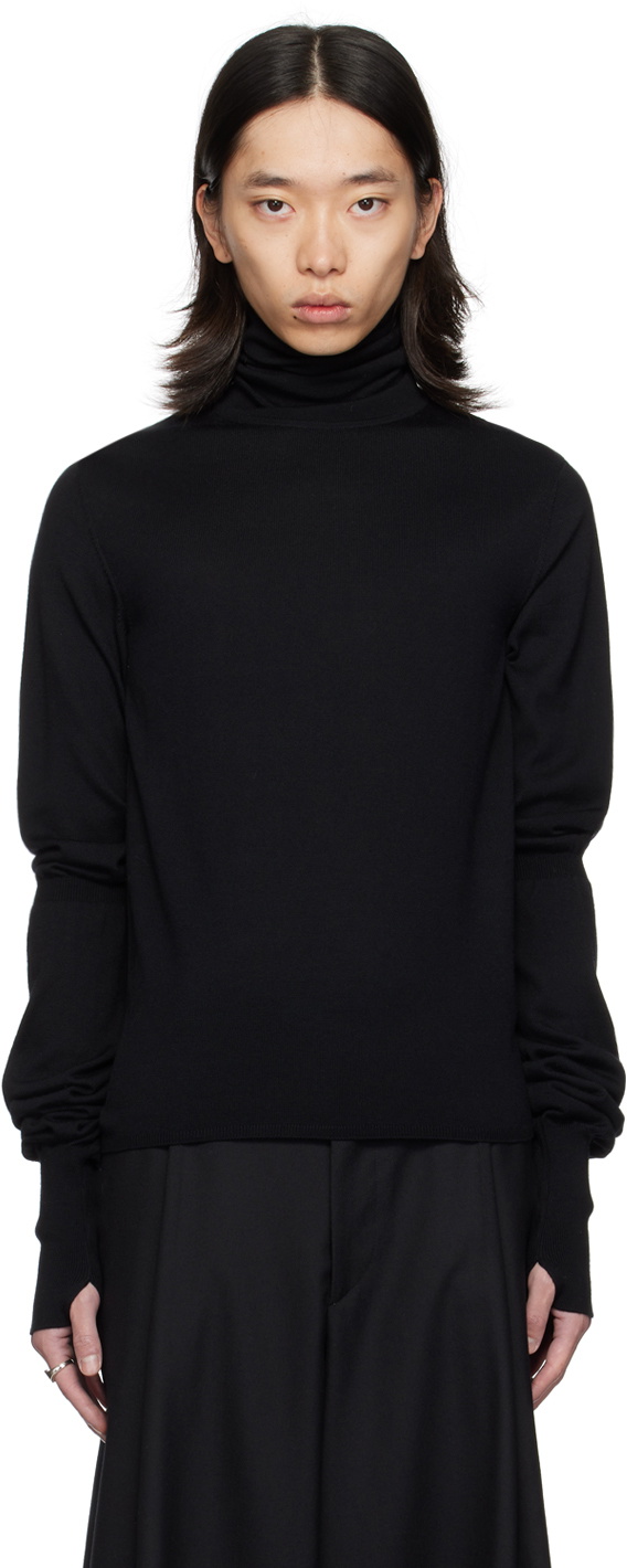 OUAT Black Office Turtleneck