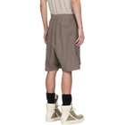 Rick Owens Gray Tower Cargobela Shorts