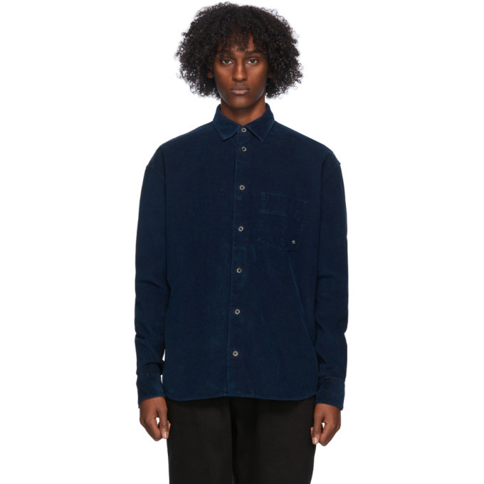 Photo: Etudes Indigo Corduroy Lyrique Shirt