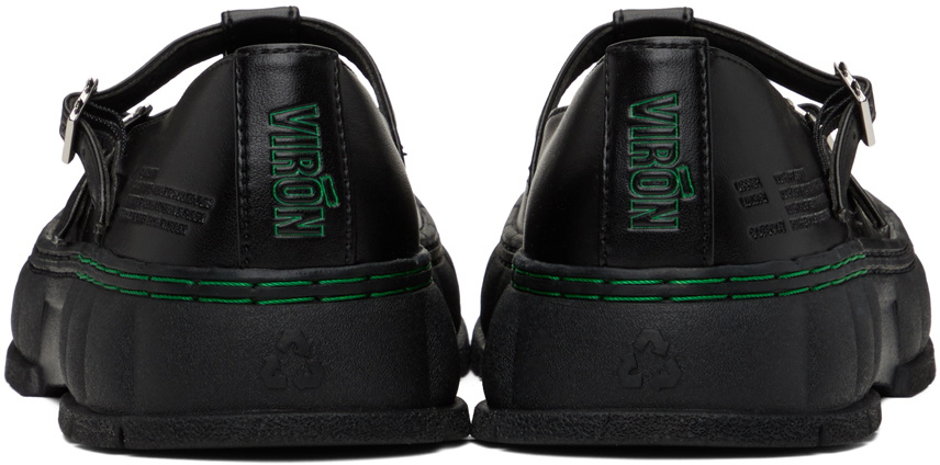 Virón Black 2001 Apple Mary Jane Loafers
