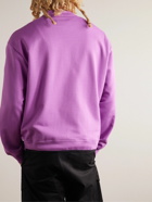 Moncler - Logo-Print Cotton-Jersey Sweatshirt - Pink