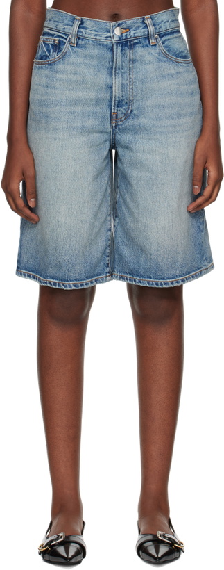 Photo: AMIRI Blue Skater Shorts