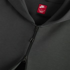 Nike Men's Full Zip Tech Fleece Hoodie in Anthracite/Black
