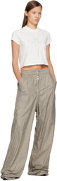 Rick Owens DRKSHDW Taupe Concordian Geth Belas Lounge Pants