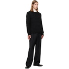 Polo Ralph Lauren Black Cable-Knit Cotton sweater