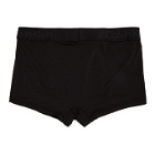Calvin Klein Underwear Black Modulus Micro Low-Rise Boxer Briefs