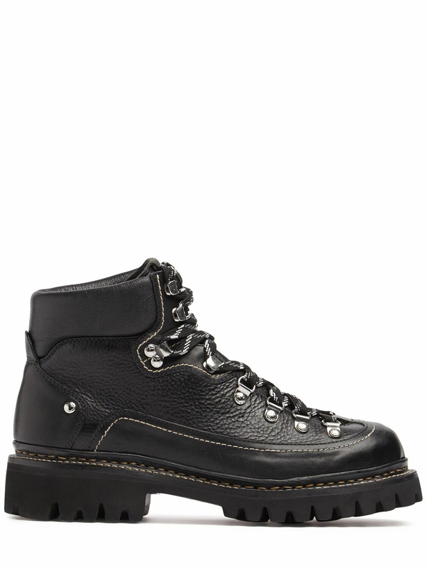 Photo: DSQUARED2 Canadian Leather Hiking Boots