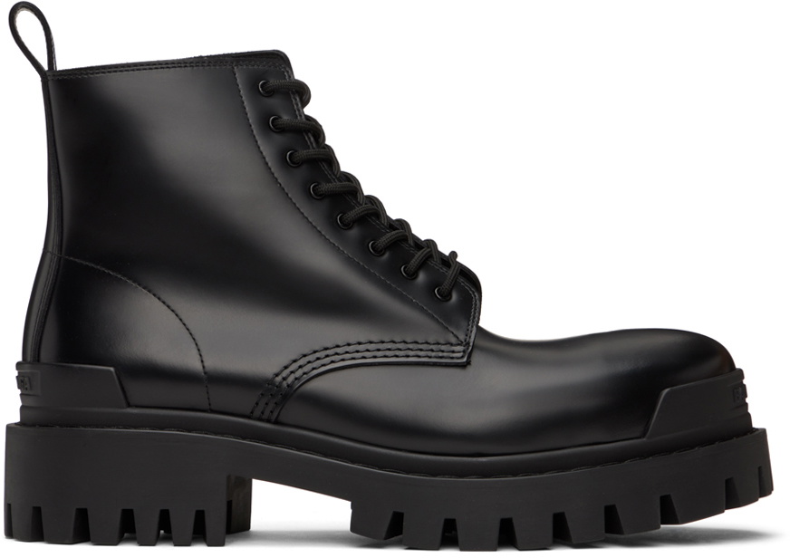Balenciaga Black Tiaga Zip-Up Boots Balenciaga