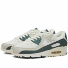 Nike Women's W Air Max 90 Sneakers in Sail/White/Vintage Green