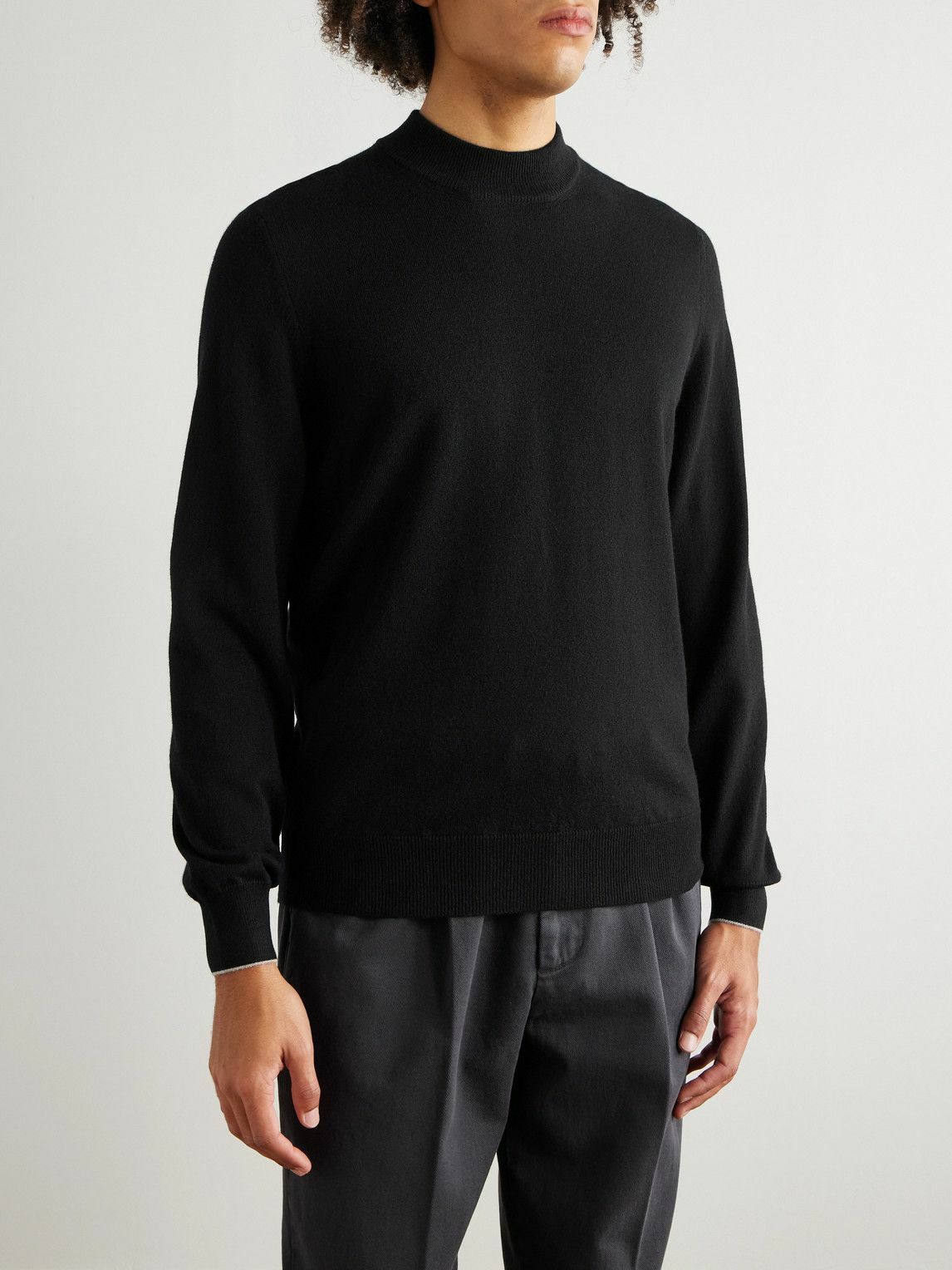 Brunello Cucinelli - Cashmere Rollneck Sweater - Black