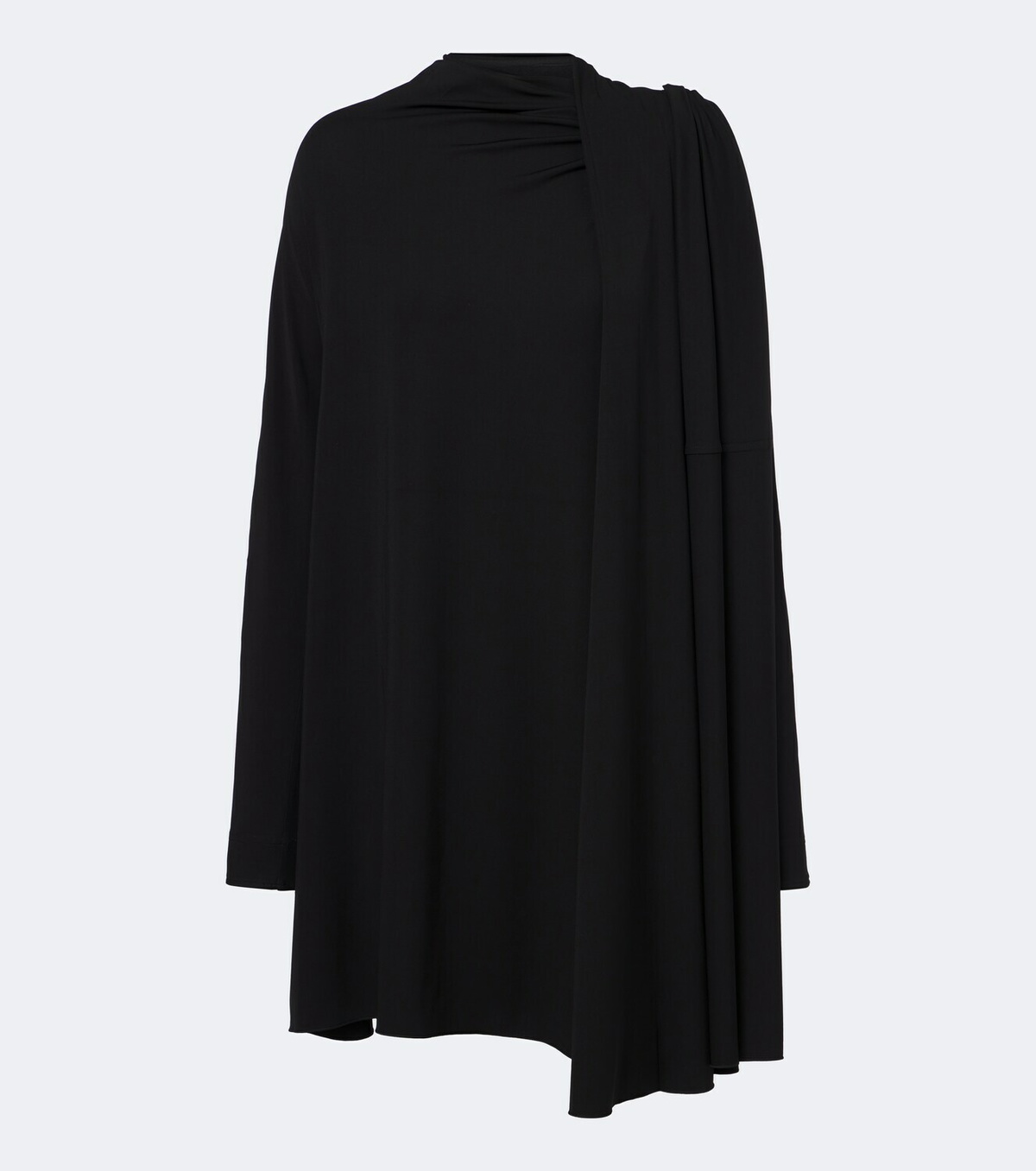 Toteme Draped scarf-detail jersey minidress