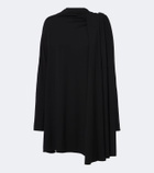Toteme Draped scarf-detail jersey minidress
