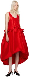 Kika Vargas SSENSE Exclusive Red Ramya Maxi Dress