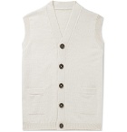 Connolly - Goodwood Wool and Cashmere-Blend Sweater Vest - Neutrals
