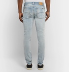 Nudie Jeans - Skinny Lin Organic Stretch-Denim Jeans - Light denim