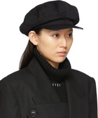 Yohji Yamamoto Black Wool Cap