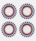 Bitossi - Flora set of 4 dinner plates