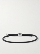 Miansai - Orson Pull Cord and Sterling Silver Bracelet
