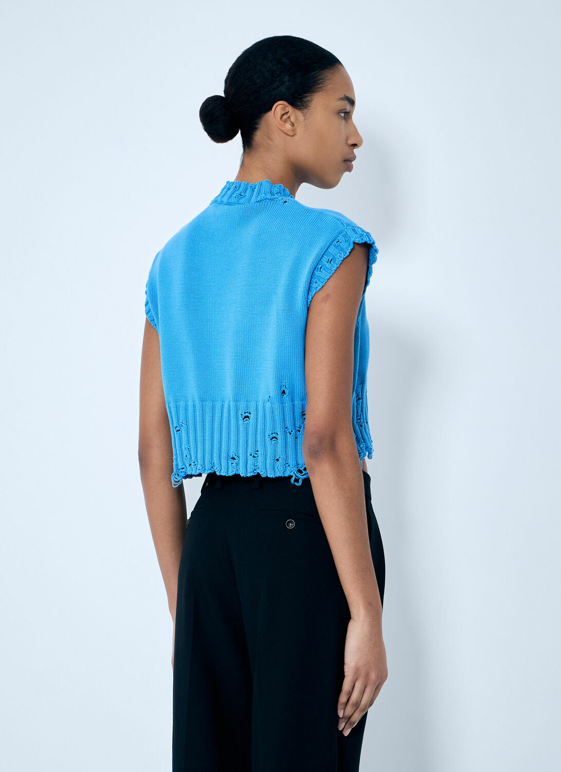 Marni Distressed Knit Vest