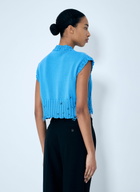 Marni Distressed Knit Vest