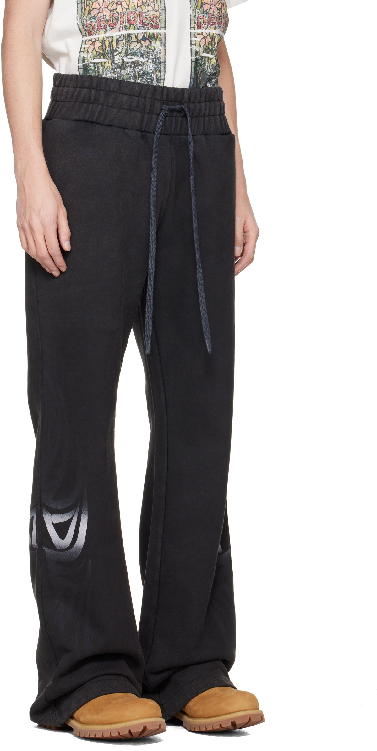 Who Decides War Black Winged Sweatpants