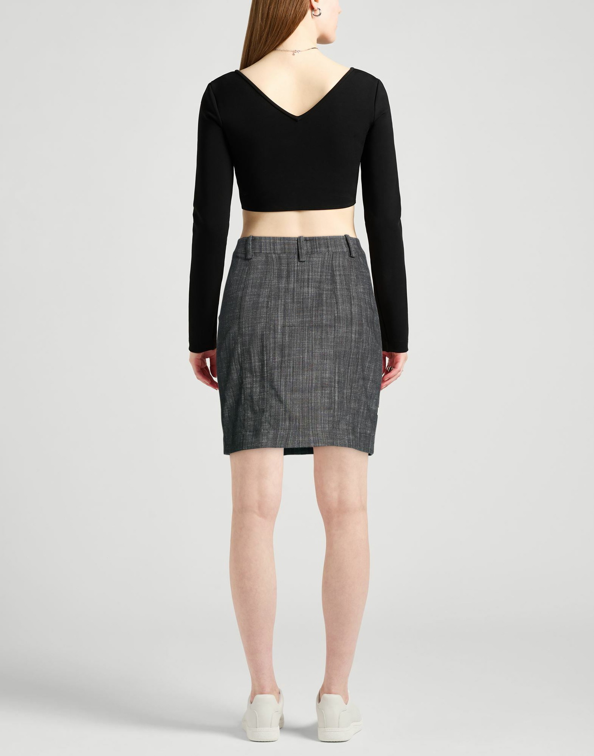 Jijil Womens Denim skirt in Black