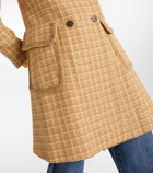 Etro Prince of Wales wool-blend coat