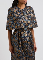 Borgo DE Nor Merryn Floral Brocade Cape Multicoloured