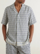 Orlebar Brown - Maitan Passetto Camp-Collar Printed Lyocell Shirt - Neutrals