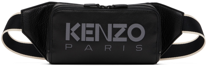Photo: Kenzo Black Leather Belt Bag