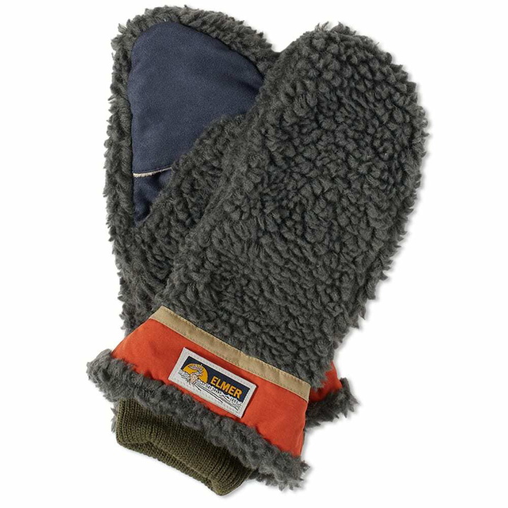 Photo: Elmer Gloves Wool Pile Flip Mitten in Khaki