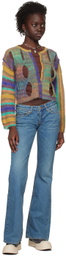 PERVERZE Brown Cutout Cardigan