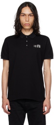 Dsquared2 Black 'Be Icon' Polo
