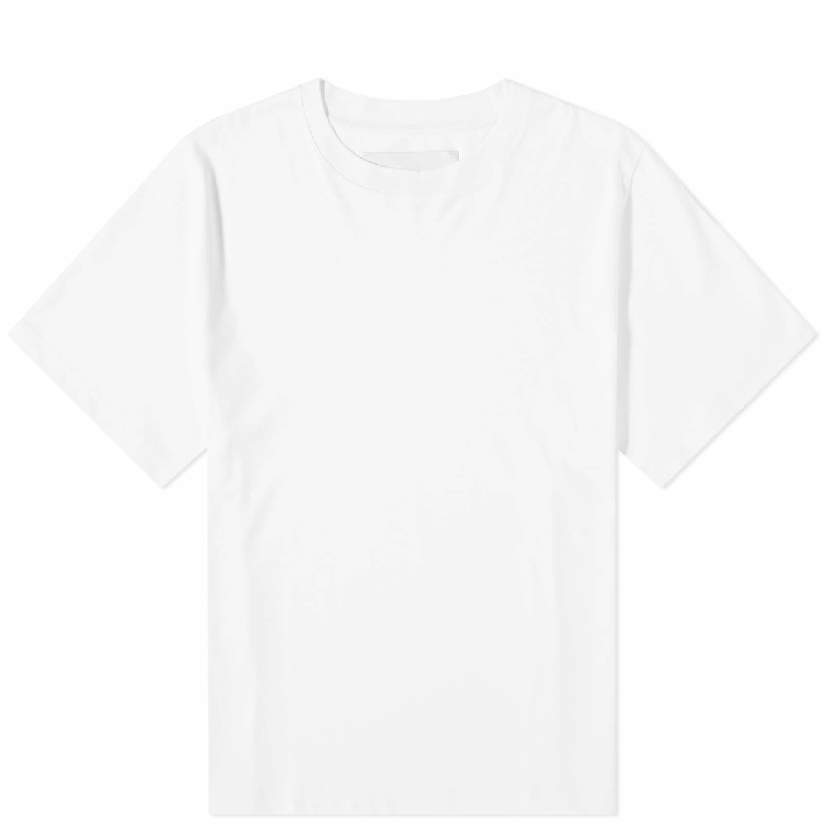 Studio Nicholson Men's Lay Boxy Fit T-Shirt in Optic White Studio Nicholson