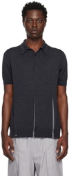 T/SEHNE SSENSE Exclusive Gray Polo