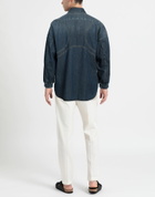 Mcqueen Mens Denim shirt in Blue
