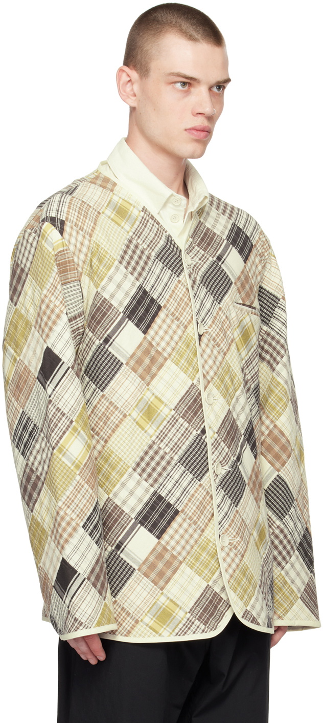 XENIA TELUNTS Brown Patchwork Jacket