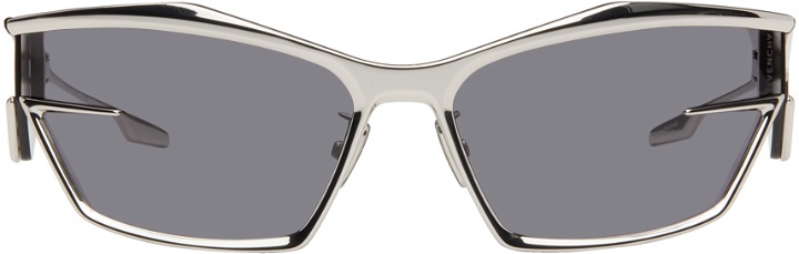 Photo: Givenchy Silver Giv Cut Sunglasses